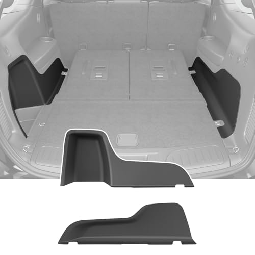 powoq Cargo Sidewall Protector Compatible with 2016-2026 Dodge Durango Trunk Sidewall Protector Mat Replacement for 2016-2026 Dodge Durango Accessories (Side Trunk Mat) - color: Side Trunk Mat