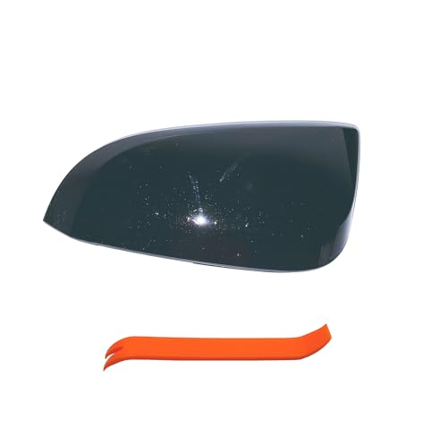 Passenger Right Side Mirror Cover Cap Compatible with Toyota RAV4 2013-2018 XLE/SE/LTD, RAV4 HV 2016, 4RUNNER 2013-2023 - Without Side Camera Models, Glossy Black - color: Glossy Black, size: Right Passenger Side