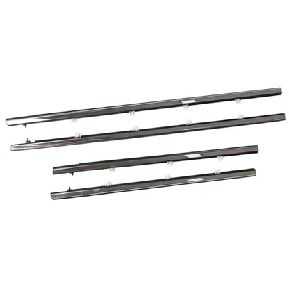 Car Window Weatherstrip Moulding Trim Seal Belt 4Pcs Replacement for Acura TSX 2009 2010 2012 2013 2014 Not Replacement for TSX 2011 Chrome
