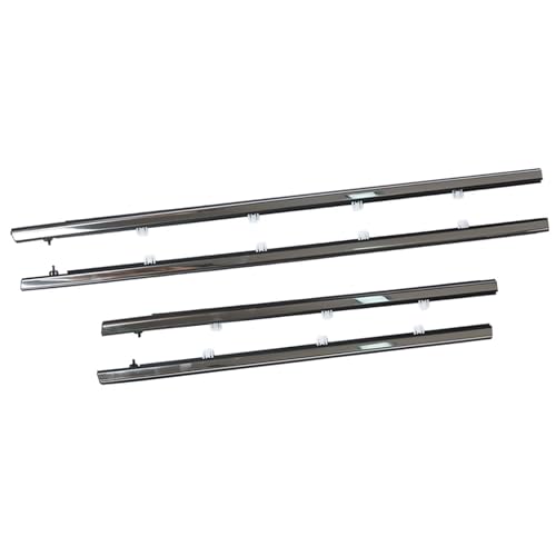Car Window Weatherstrip Moulding Trim Seal Belt 4Pcs Replacement for Acura TSX 2009 2010 2012 2013 2014 Not Replacement for TSX 2011 Chrome
