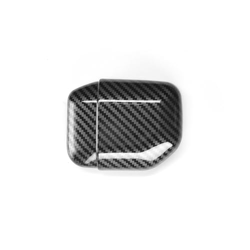 ABS Car Gear Shift Knob Cover Trim Shifter Lever Handle Protective Compatible with Kia Sorento 2024-2026,Kia Carnival 2025-2026,K4 2025-2026,K5 2025-2026 Accessories (Carbon Fiber Style) - color: Carbon Fiber Style