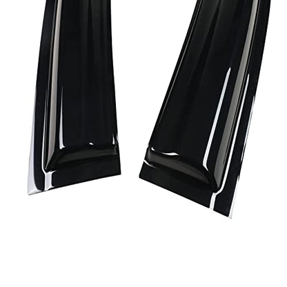 Smoke Tinted Tape-On Side Window Visor Designed for Toyota Sienna 2021 2022 2023 LE XLE XSE Limited Platinum Shatterproof Window Deflectors 4 pcs - size: 2021-2023 Toyota Sienna