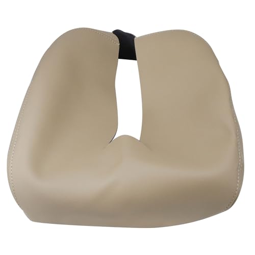 GXARTS Console Lid Armrest Cover Beige Compatible with Chevy Avalanche Suburban Tahoe Silverado GMC Yukon Yukon XL Sierra 2007 2008 209 2010 2011 2012 2013 2014 - color: Tan