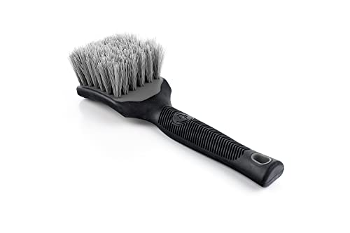 Detail Factory - ProGrip Tire Brush - Ergonomic ProGrip Handle, Stiff Synthetic Bristles, Ergonomic Design, Clean Your Tires with Ease - Grey - color: Gray, size: Standard