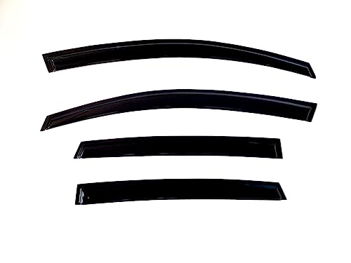 4Pcs Window Visors Vent Deflectors for Acura RDX 2019 2020 2021 2022 2023 Rain Guards Shade - size: RDX 2019 - 2024