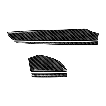 Car Dashboard Cover Decals for 2011-2023 Chrysler 300 / 300C / 300S / Limited/Touring/Base Accessories Carbon Fiber Interior Stickers - color: Dashboard Cover