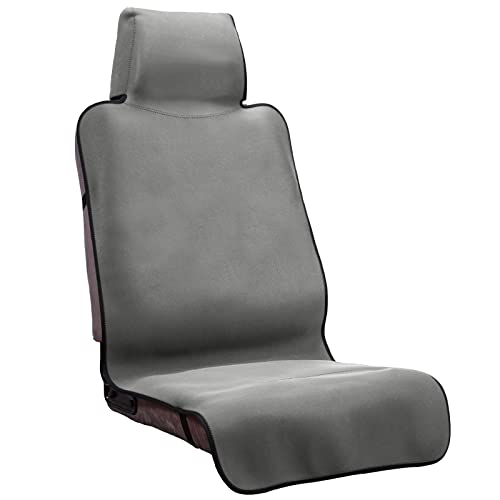 Waterproof Seat Cover, Upgraded Sweat Carseat Protector, Perfect for Universal Anti-Slip Car Truck SUV Seat, Ideal for Surfing Yoga Gym Workout, Grey - color: GREY, size: 1 Count
