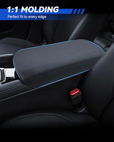 Mazda 3 Armrest Cover for 2019-2024 2025 2026 Mazda 3 Accessories Center Console Middle Lid Pad Protector for Car Elbow Rest - size: For 2019-2026 Mazda 3