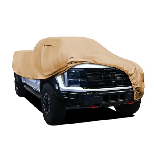Heavy Duty Outdoor Car Cover Custom Fit for 2004-2026 Ford F150, Windproof All Weather Waterproof Sun Rain UV Dust Snow Protection Outdoor Car Covers - size: Custom Fit Ford F150