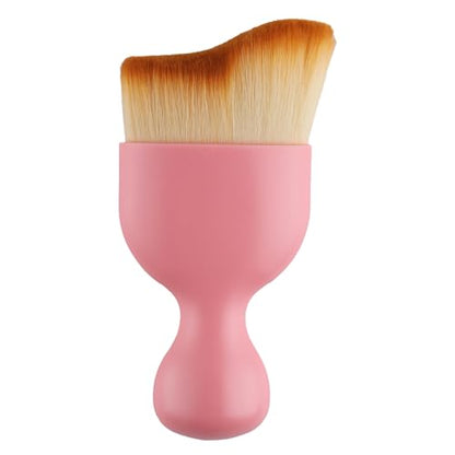 GaRhomxy Car Detailing Brushes, Car Interior Dust Sweeping Soft Brush, Soft Bristles Brush Cleaning Tool for Automotive Dashboard, Air Conditioner Vents, Computer, Scratch Free(Pink) - color: Pink