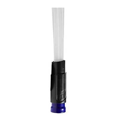 ANBOO 32mm 1 1/4 inches Vacuum Hardwood Floor Brush,Dust Dirt Attachment Interface Tool, Small Suction Brush Tubes Flexible Access to Anywhere, Strong Suction for Corners, Pets, Drawers - size: 2pcs