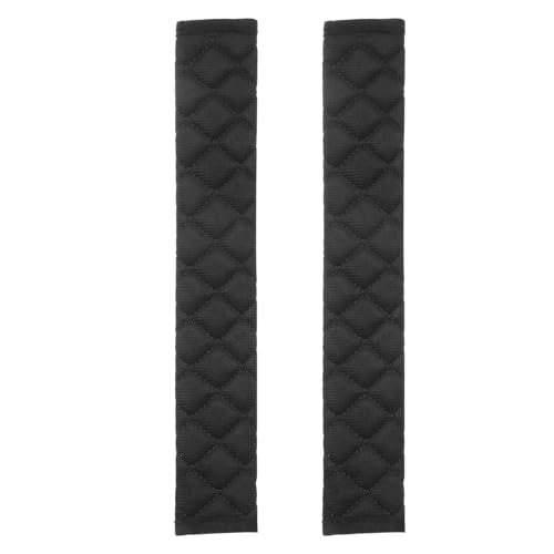 HARFINGTON 2pcs Shoulder Strap Cushions 13 Inch Car Seat Belt Pads Cover Auto Seatbelt Strap Shoulder Pad Automotive Seat Belt Cushion Pad for Auto SUV Truck, Black - color: Black, size: 13 Inch