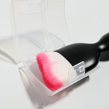AOCISKA Car Interior Detailing Brush,Soft Bristle Cleaning Brush Car Detailing Brush Dusting Brush,Car Interior Cleaning Tool,Auto Detail Brush Car Dash Duster Brush (Black&Rose with Cap) - color: Black&rose With Cap