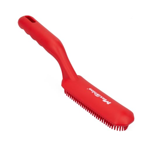 Maxshine Universal Silicone Carpet Detailing Brush | High-Conductivity Silicone Bristles Lift Pet Hair, Lint & Debris | Gentle, Durable Cleaning Brush for Car Carpets, Upholstery & Auto Detailing