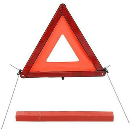 Riloer Visibility Car Emergency Roadside Kit Safety Triangle Warning Kit Car Roadside Emergency Kit with Reflective Warning Triangle Visibility Roadside Vest for Car Trucks