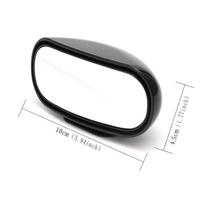 Blind Spot Car Mirror Rectangular,Adjustable Blindspot Convex Wide Angle Side Rearview Mirror for Cars Trucks SUV - color: Sliver 1 Piece
