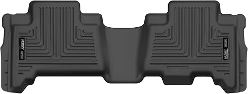 Husky Liners Weatherbeater Floor Mats | Fits 2013-2024 Toyota 4Runner, 2014-2023 Lexus GX460 | 2nd Row, 1-pc Black - 19451 - style: 2013 - 2024 4Runner & GX460 2nd Row