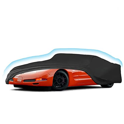 Proadsy 2026 Upgrade Car Cover Compatible with C5 Corvette 1997-2004 Windproof All Weather Waterproof Sun Rain UV Dust Snow Protection Outdoor Covers - size: Corvette C5