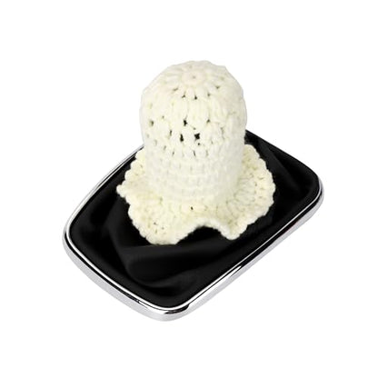 Crochet Shift Knob Cover, Universal Handmade Sunflower Boho Car Accessories for Women, Car Shift Boots Knobs Cover Automotive Interior Fits Car Truck SUV (47#SC) - color: 47#SC