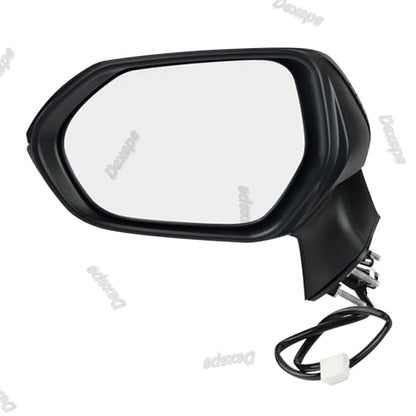 Driver Side Mirror Assembly Compatible with Toyota Corolla 2020-2025 Non-heated Power Adjustable Glass Replace 8794012F80, TO1320391, 8794002916, 8794002928 Black (3Pin Left) - style: 3pin Left