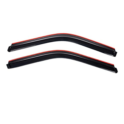 Lightronic Extra Durable In-Channel Window Visor, Fit Chevrolet & GMC C/K 1500, 2500, 3500 1988-1999, Regular/Extended Cab, 1992-1999 Tahoe & Yukon, 1992-1994 Blazer (NOT Fit S10 Blazer), Smoke, 2-Pcs - size: In-Channel