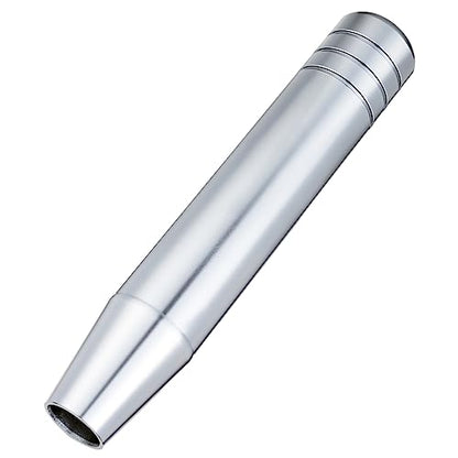 Abfer Long Shift Knob Car Gear Stick Weighted Shifter Knobs Extension Metal Shifting Lever Fit Most Manual Automatic Transmission Vehicle (Silver) - color: Silver