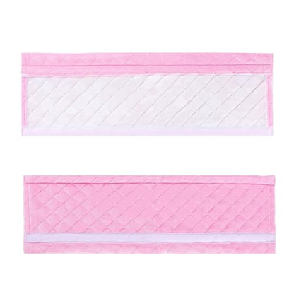 Amooca Soft Automotive Seat Belt Cover Seatbelt Shoulder Pad Neck Protector Cushions Universal Fit SUV Trucks Backpack Pink Extra Long 15.7in - color: Pink, size: 15.7in-1pc