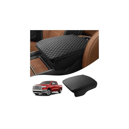 Shademax Center Console Cover for Dodge Ram 1500 2026 2025-2019, Armrest Cushion Pad Cover for 5th Ram 1500 2500 3500 Accessories Arm Rest Cushion Leather Bucket Seat Console Protector Anti-Scratch - size: Size for Dodge Ram 1500 2500 3500 2019-2026