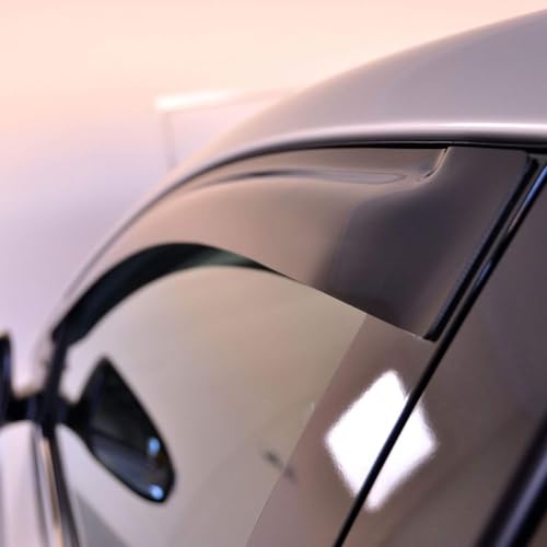 Rainproof Side Window Wind Deflectors for GLK-Class GLK250 GLK350 2010-2016, Tape-on Sun Rain Guard Sets, Window Visors for Cars,Vent Deflector for GLK-Class 10-16 MB30 - size: GLK-CLASS GLK250 GLK350 2010-2016