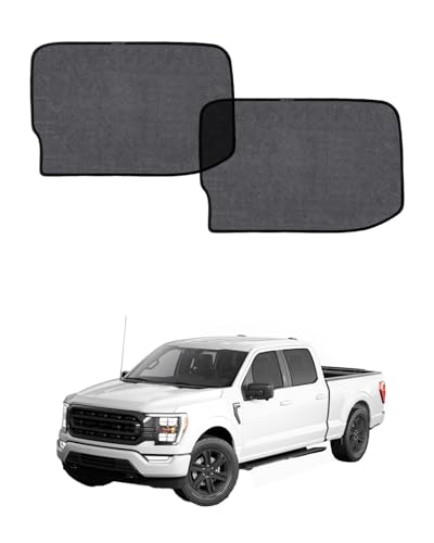 Car Window Shade for Ford F150 2021-Now,2 Pack UV & Glare Protection, Breathable Privacy Screen, Insect & Bug Blocker Magnetic Mesh Side Rear Sun Shades for Baby Camping, Napping & Travel - size: 2pc for Ford F150 (2021-now)