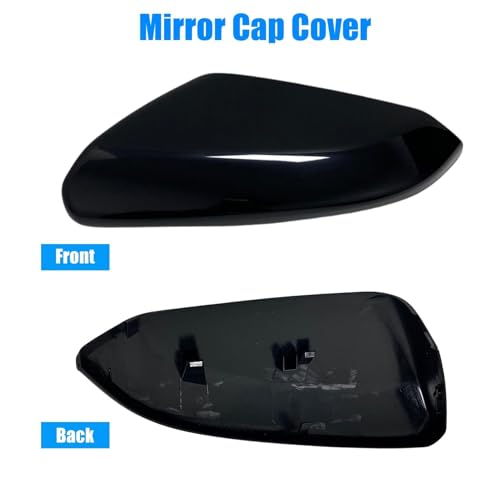 Priprilod Left Driver Side Mirror Cap Cover Glossy Black Compatible With Honda Civic 2016-2021#76251-TBA-A21ZG