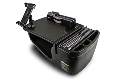 AutoExec AE-FMEF-PI-TAB-BT Efficiency FileMaster Car Desk for Your Vehicle Workstation and Mobile Office, Black with 400 watt Power Inverter and Tablet Mount - color: Black, style: Desk, 400 watt Power Inverter and Tablet Mount