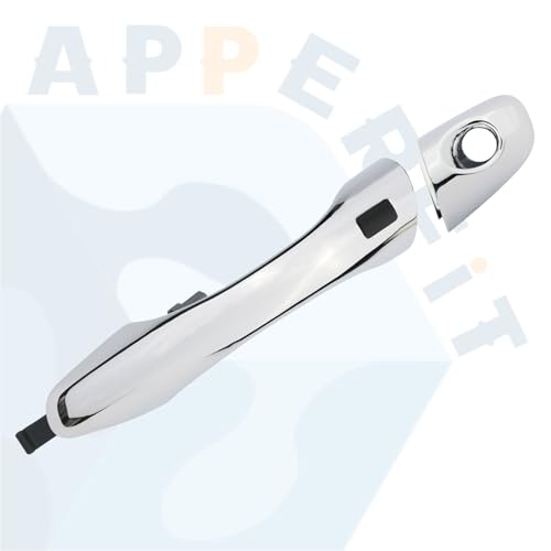APPERFiT Exterior Door Handle Smart Key w/Cover for Front Door Left Driver Side Chrome Compatible with Kia Sorento 2016 2017 2018 2019 2020 Door Keyless Entry Replaces 82651-C5710 82652-C5010 - size: FL Smart Key