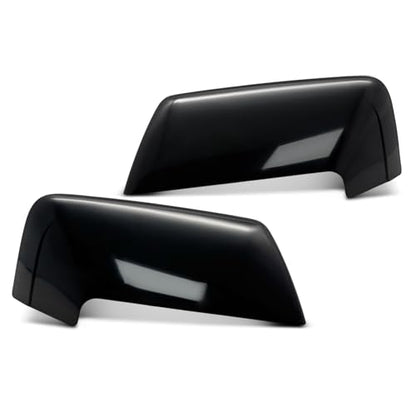 A-Premium 2 PCS Driver and Passenger Side Rearview Mirror Covers Caps - Compatible with Ford Expedition 2007-2017 & Lincoln Navigator 2007-2014 - Smooth Black - color: Smooth Black