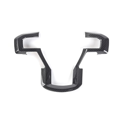 Keptrim for F-150 ABS Carbon Fiber Steering Wheel Cover Trim for 2015 2016 2017 2018 2019 2020 Ford F150, for 2017-2022 F250 F350, for 2018-2021 Ford Expedition - color: ABS Carbon Fiber