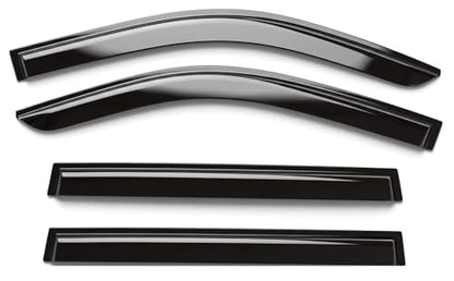 2026 2027 Tape-On Rain Guards Side Window Deflector Visors for Toyota Rav4 LE SE XSE XLE Premium Limited, Extreme Durable RAV 4 Vent Shade - size: For Toyota RAV-4 2026-2027 (Tape-On)