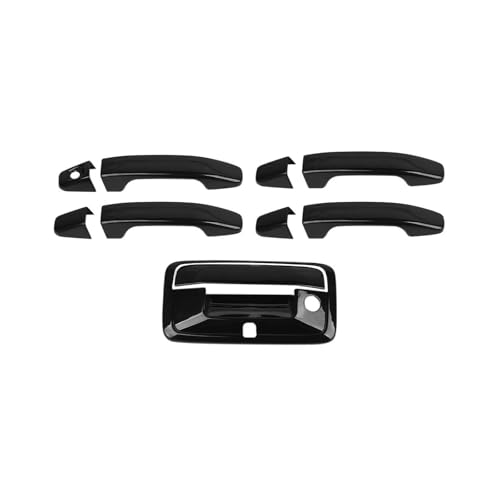 for Colorado Tailgate Door Handle Cover Trim Black for Chevy Colorado/GMC Canyon 2014-2022 Black Exterior Accessories 5pcs - color: Black