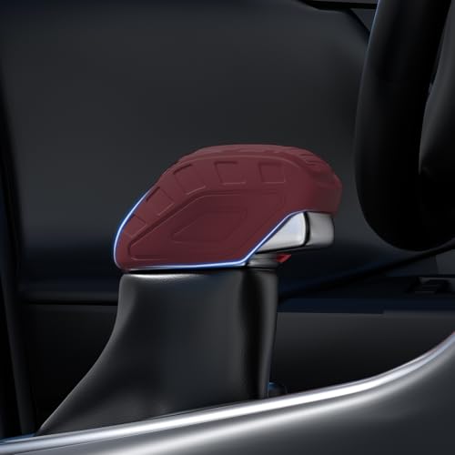 Suitable for Toyota RAV4,Toyota Wildlander,Toyota VENZA,Toyota Ninth-Generation Camry,Toyota Highlander,Toyota Kluge Car Gear Shift Cover,Stick Shifting Handle Protector (Red) - color: Red