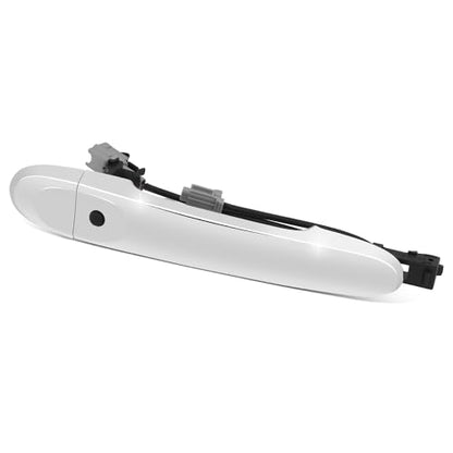Auto Dynasty [Non Keyhole] Factory Style Front Exterior Car Door Handle Cover with Smart Entry Compatible with Nissan Cube Juke Versa 2009-2019, Passenger Right Side, Chrome Black