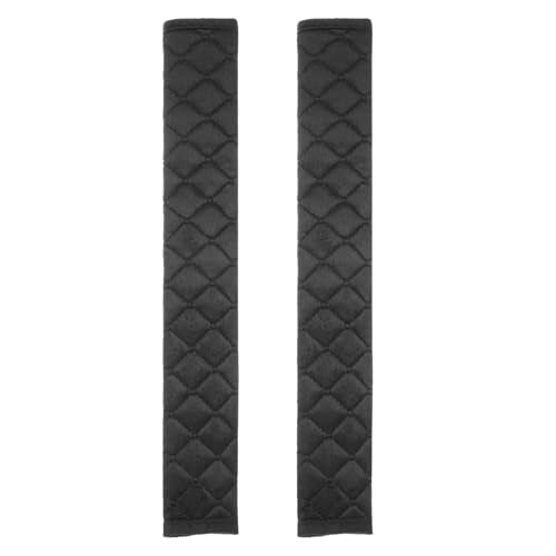 HARFINGTON 2pcs Shoulder Strap Cushions 15.7 Inch Car Seat Belt Pads Cover Auto Seatbelt Strap Shoulder Pad Automotive Seat Belt Cushion Pad for Auto SUV Truck, Black - color: Black, size: 15.7 Inch