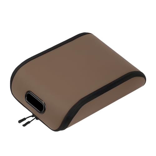 YoRise Leather Car Shoe Organizer, Trunk Storage Shoe Box with Lid and Handle, Car Organizers and Storage Accessories for SUV, Sedan, Truck (Brown) - color: Brown