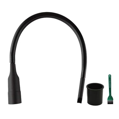 EZ SPARES Flexible Crevice Cleaning Tool 25inch Replacement,Vacuum Hoses Accepting 1-1/4",1-3/8" Attachment for Home Car Detailing Removable Brush Head Univeral,Deep Reach Precision Cleaning