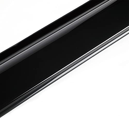Side Window Deflector Visor Rain Guard,Outside Mount Tape-on Shatterproof Dark Smoke,4pc window shades fit for 2013-2019 Ford Escape 94383 - size: 4pcs 2013-2019 Escape (Outside Mount)