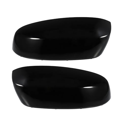 AtticZone Side Mirror Caps Covers Compatible with GMC Sierra Yukon, Chevrolet Silverado Suburban 1500 2500 3500 HD Avalanche Tahoe 2007-2013, Glossy Black - color: Glossy Black