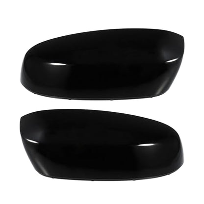 AtticZone Side Mirror Caps Covers Compatible with GMC Sierra Yukon, Chevrolet Silverado Suburban 1500 2500 3500 HD Avalanche Tahoe 2007-2013, Glossy Black - color: Glossy Black