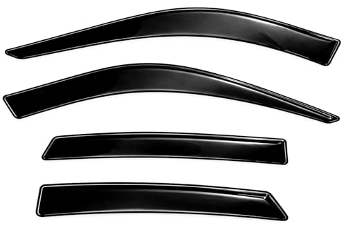 2021-2024 Tape-on Rain Guards for Toyota Venza Side Window Deflector Visors LE Nightshade Limited Durable Tinted Vent Shade 2022 2023 - size: For Toyota Venza 2021-2024