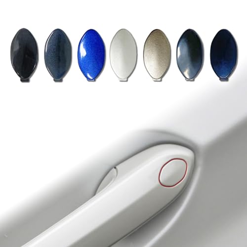 Car Door Handle Key Cover Keyhole Protector Cap Lock Access Replacement for BMW Z4 X3 X4 X5 X6 X7 3 4 5 6 8 Series OE# 8089701 7470565 7470575 (Colourless) - color: No paint spraying