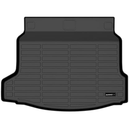 Auxko All Weather Cargo Mat Fit for Honda Civic Hatchback 2026 2025-2022 (Not for Sedan) TPE Rubber Cargo Tray Accessoris All Season Guard Odorless Anti-Slip Trunk Liner Black - size: Civi Hatchback|2022-2026|cargo Mat