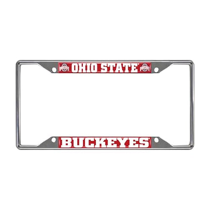 FANMATS NCAA Chrome Metal License Plate Frame