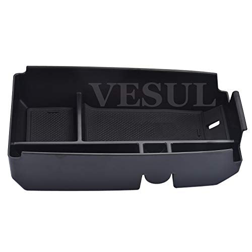 Center Console Organizer Compatible with Bronco Sport 2021-2026 Ford Escape 2020-2026 Storage Tray ABS Insert Organizer Glove Pallet Storage Console Separation